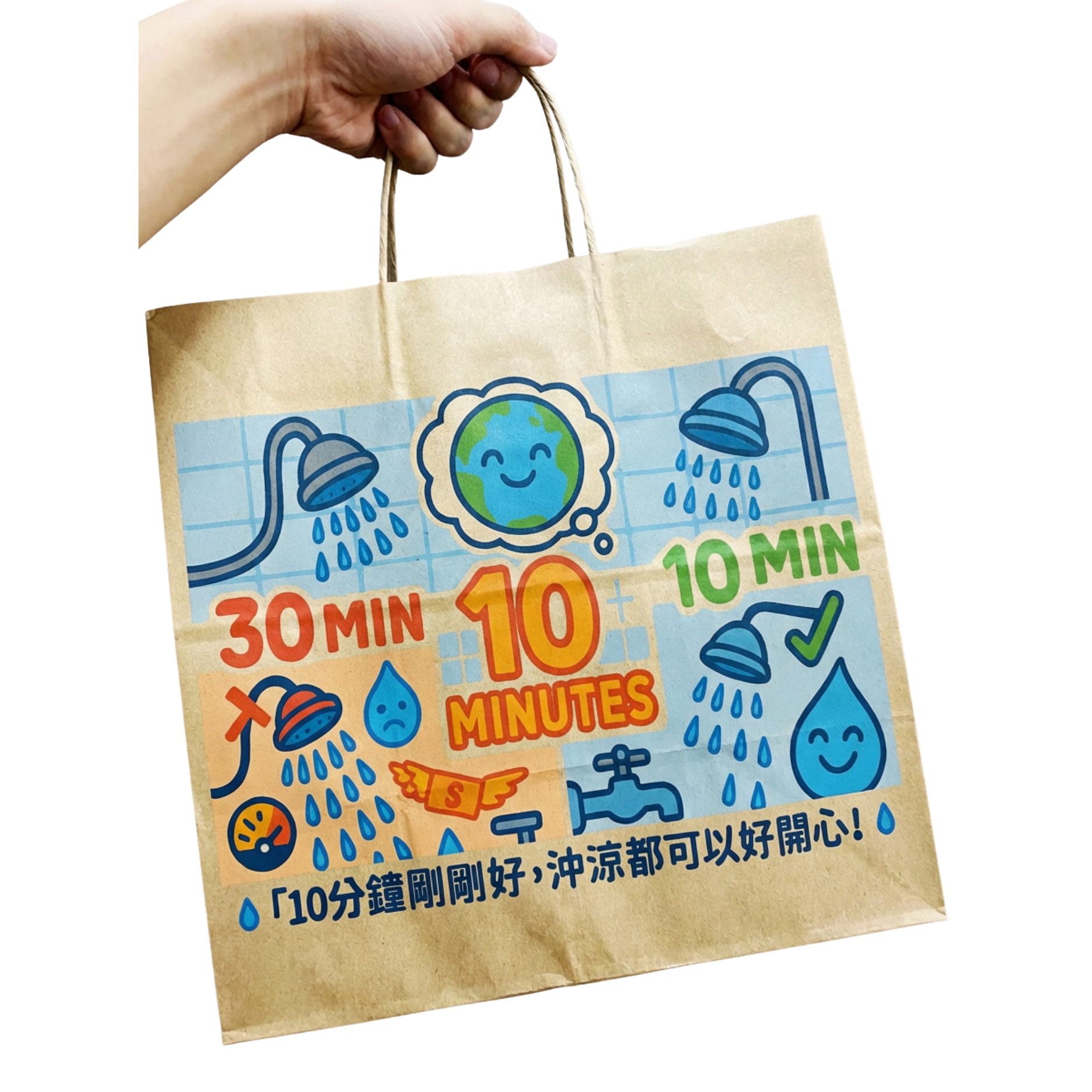 購物袋節水設計